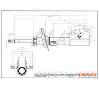 Drve+ DP1610.10.0092 Ammortizzatore per RENAULT