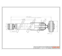 Drve+ DP1610.10.0098 Ammortizzatore per MERCEDES-BENZ