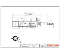 Drve+ DP1610.10.0130 Ammortizzatore per BMW