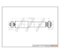 Drve+ DP1610.10.0143 Ammortizzatore per CITROËN