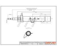 Drve+ DP1610.10.0153 Ammortizzatore per BMW