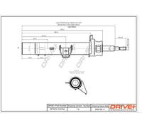Drve+ DP1610.10.0154 Ammortizzatore per BMW