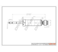 Drve+ DP1610.10.0169 Ammortizzatore per CHEVROLET,OPEL,VAUXHALL
