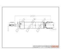 Drve+ DP1610.10.0187 Ammortizzatore per HYUNDAI,KIA