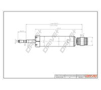 Drve+ DP1610.10.0193 Ammortizzatore per AUDI
