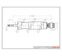 Drve+ DP1610.10.0216 Ammortizzatore per AUDI