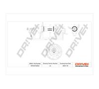 Drve+ DP1610.10.0523 Ammortizzatore per TOYOTA