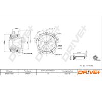 Drve+ DP2010.10.0954 Kit cuscinetto ruota per BMW,TOYOTA