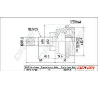 Giunto semiasse DP2110.10.1085 Drve+