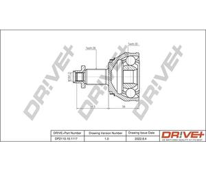 Drve+ DP2110.10.1117 Kit giunti, Semiasse per AUDI,SEAT,SKODA,VW
