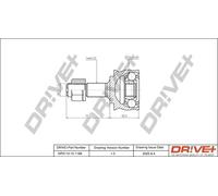 Drve+ DP2110.10.1189 Kit giunti, Semiasse per FIAT