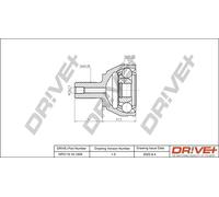 Drve+ DP2110.10.1209 Kit giunti, Semiasse per FORD,VOLVO
