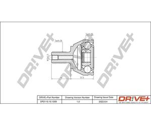 Drve+ DP2110.10.1209 Kit giunti, Semiasse per FORD,VOLVO