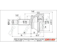 Drve+ DP2110.10.1269 Kit giunti, Semiasse per HYUNDAI,KIA