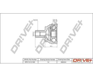 Drve+ DP2110.10.1425 Kit giunti, Semiasse per SEAT,SKODA,VW