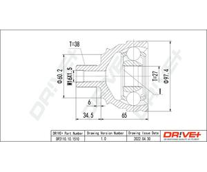 Drve+ DP2110.10.1510 Kit giunti, Semiasse