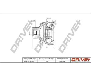 Drve+ DP2110.10.1523 Kit giunti, Semiasse per AUDI