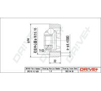 Drve+ DP2110.10.1620 Kit giunti, Semiasse per AUDI,CUPRA,SEAT,SKODA,VW