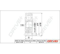 Drve+ DP2110.10.1659 Kit giunti, Semiasse per AUDI,SKODA,VW