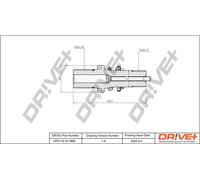 Drve+ DP2110.10.1868 Kit giunti, Semiasse per VW