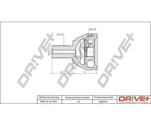 Drve+ DP2110.10.1872 Kit giunti, Semiasse per FORD,VOLVO