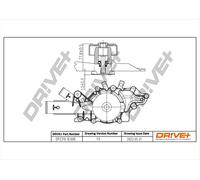 Drve+ DP2310.10.008 Pompa dell’acqua, raffreddamento motore per MERCEDES-BENZ