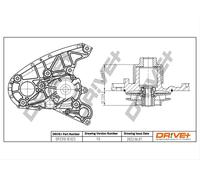 Drve+ DP2310.10.023 Pompa dell’acqua, raffreddamento motore per FIAT,IVECO