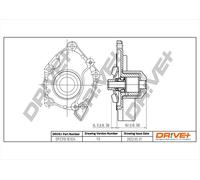 Drve+ DP2310.10.024 Pompa dell’acqua, raffreddamento motore per MITSUBISHI,NISS