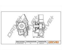 Drve+ DP2310.10.040 Pompa dell’acqua, raffreddamento motore per CITROËN,FIAT,LA