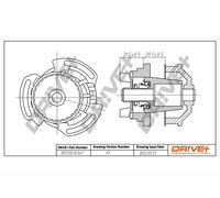 Drve+ DP2310.10.047 Pompa dell’acqua, raffreddamento motore per AUDI,TRABANT,VW