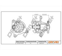 Drve+ DP2310.10.048 Pompa dell’acqua, raffreddamento motore per FORD,JAGUAR,LAN