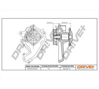 Drve+ DP2310.10.049 Pompa dell’acqua, raffreddamento motore per FORD,MAZDA