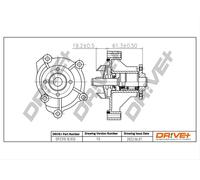 Drve+ DP2310.10.050 Pompa dell’acqua, raffreddamento motore per MERCEDES-BENZ
