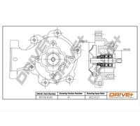 Drve+ DP2310.10.061 Pompa dell’acqua, raffreddamento motore per FORD,JAGUAR