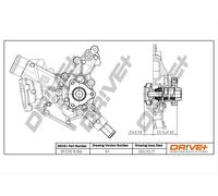 Drve+ DP2310.10.066 Pompa dell’acqua, raffreddamento motore per OPEL,VAUXHALL