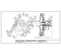 Drve+ DP2310.10.080 Pompa dell’acqua, raffreddamento motore per CITROËN,FIAT,FO