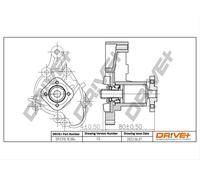 Drve+ DP2310.10.084 Pompa dell’acqua, raffreddamento motore per HYUNDAI,KIA