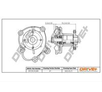 Drve+ DP2310.10.089 Pompa dell’acqua, raffreddamento motore per OPEL