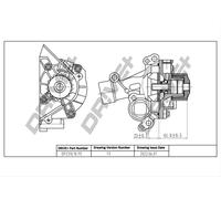 Drve+ DP2310.10.111 Pompa dell’acqua, raffreddamento motore per CITROËN,FIAT,LA