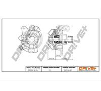 Drve+ DP2310.10.114 Pompa dell’acqua, raffreddamento motore per NISSAN,OPEL,REN