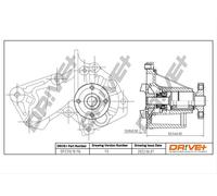 Drve+ DP2310.10.116 Pompa dell’acqua, raffreddamento motore per FORD,MAZDA,VOLV