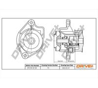 Drve+ DP2310.10.130 Pompa dell’acqua, raffreddamento motore per SEAT,VW