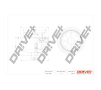 Drve+ Filtro Olio Avvitabile per VW LT 28-46 II Pritsche/Cabina 2.8 TDI