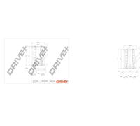 Drve+ Inserto Filtro Olio per VW Passat Variant 2.0 TDI 1.6