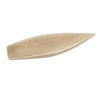 DRW Centrotavola a Forma di Ceramica in Beige Sabbia, 9,5 x 55 x 14 cm