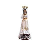 DRW Cristo prigioniero statuetta in resina dipinta a mano da 15 cm