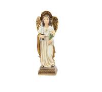 DRW Figura Arcangelo 11 cm Resina in Scatola PVC con Storia (San Uriel)