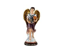 DRW Figura Arcangelo in resina dipinta a mano 14 cm (Barachiel)