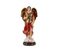 DRW Figura Arcangelo in resina dipinta a mano 14 cm (Raffaello)