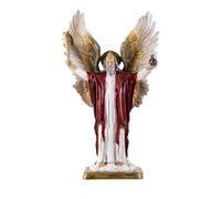 DRW Figura Arcangelo Raziel Grande Resina Dipinto a Mano 30 cm